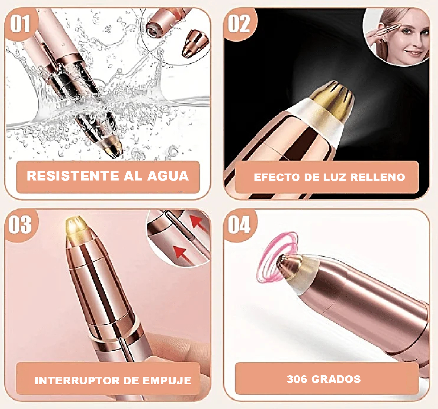 Velurex: Depilador Facial Preciso y Suave