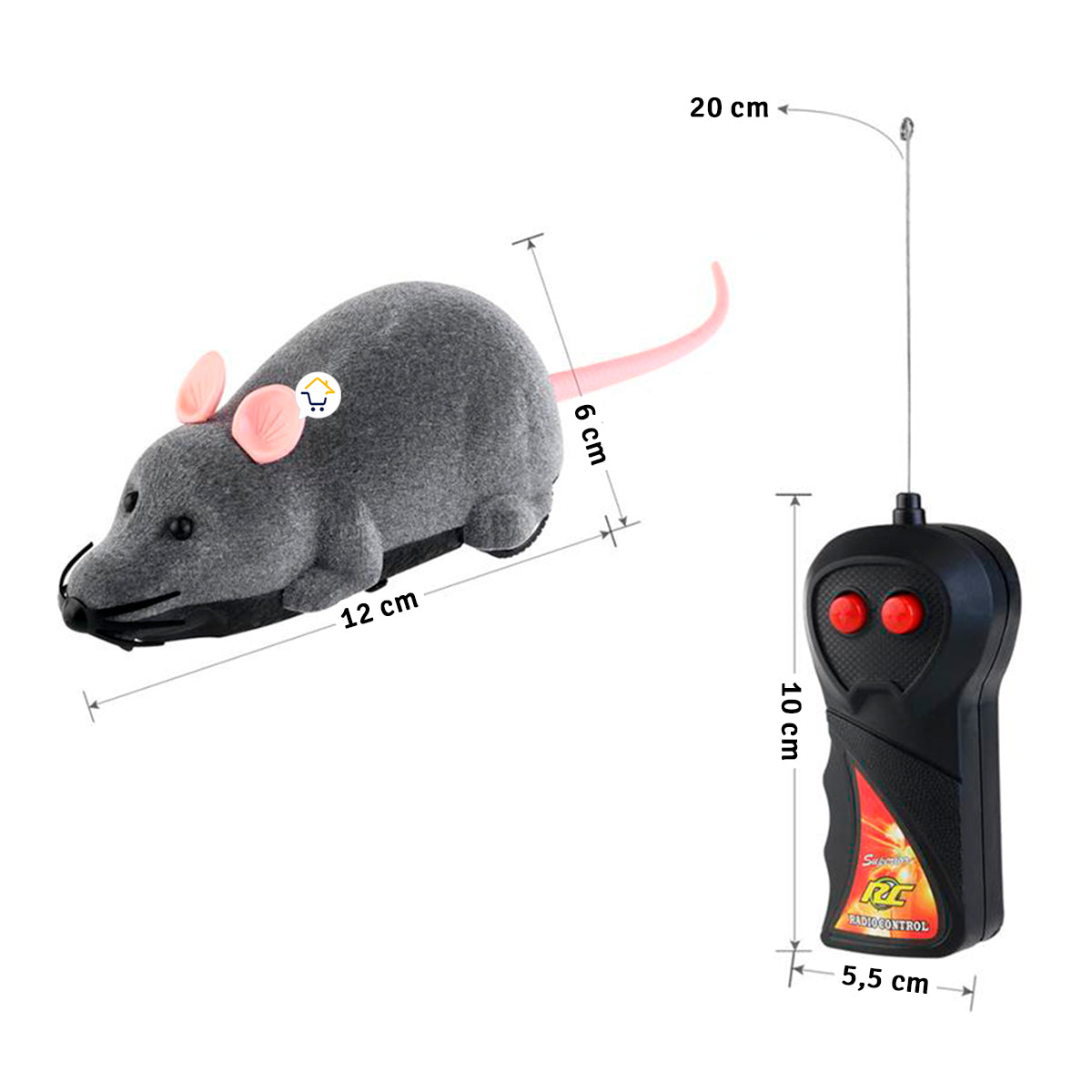 Ratón MichiControl - El Mejor Juguete para tu Gato