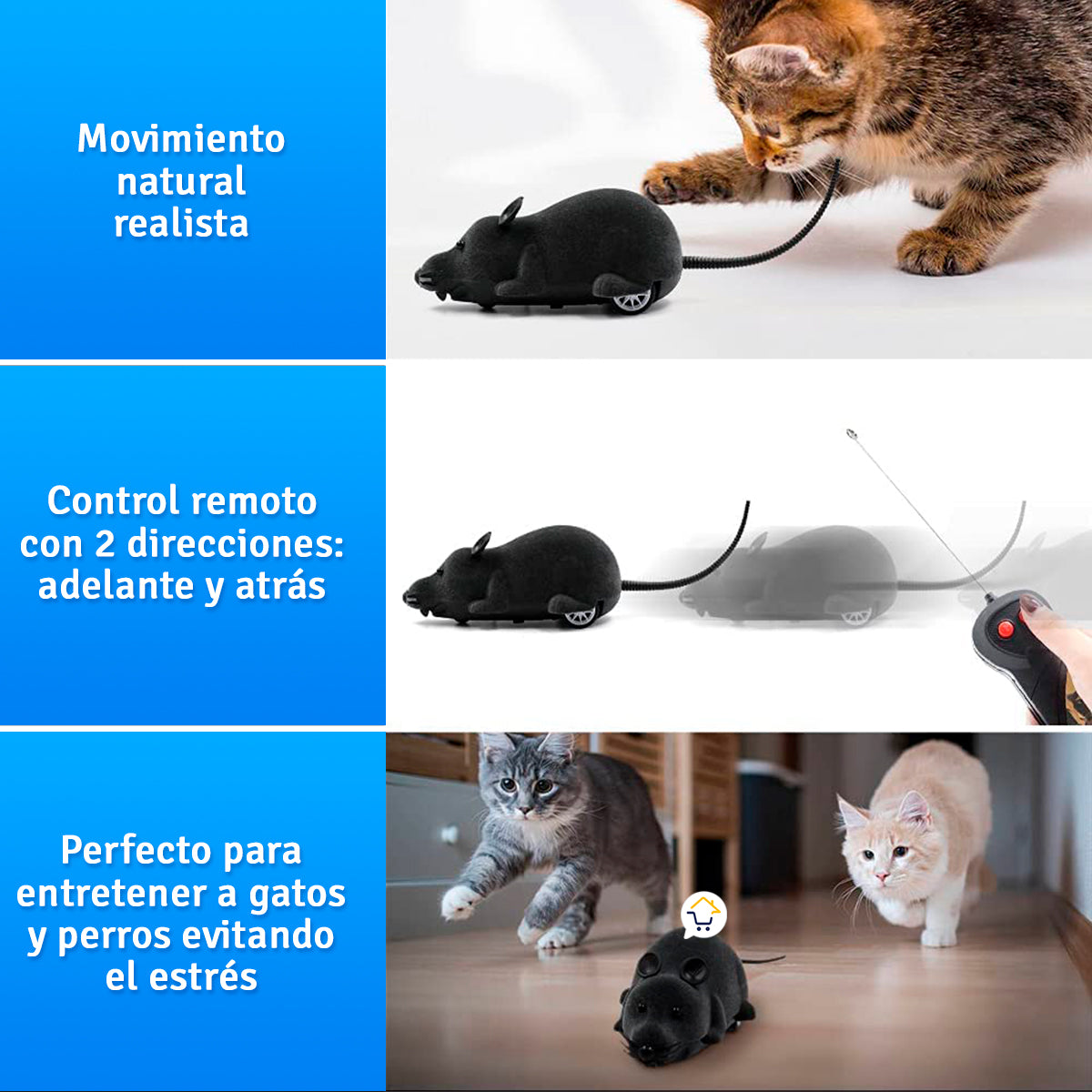 Ratón MichiControl - El Mejor Juguete para tu Gato