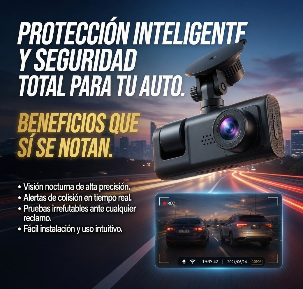 Cámara Inteligente 360° para Vehículo.