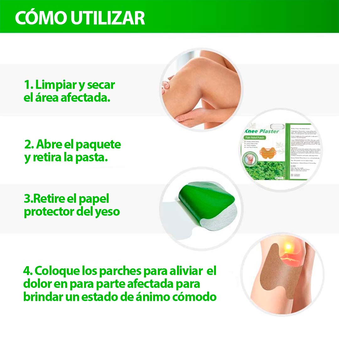 Flex A- Parches de alivio de Rodilla (Paquete x 12)