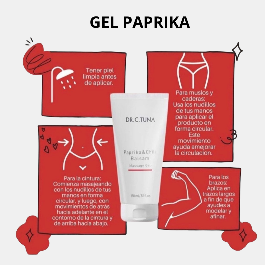 GEL REDUCTOR DE PAPRIKA 2x1
