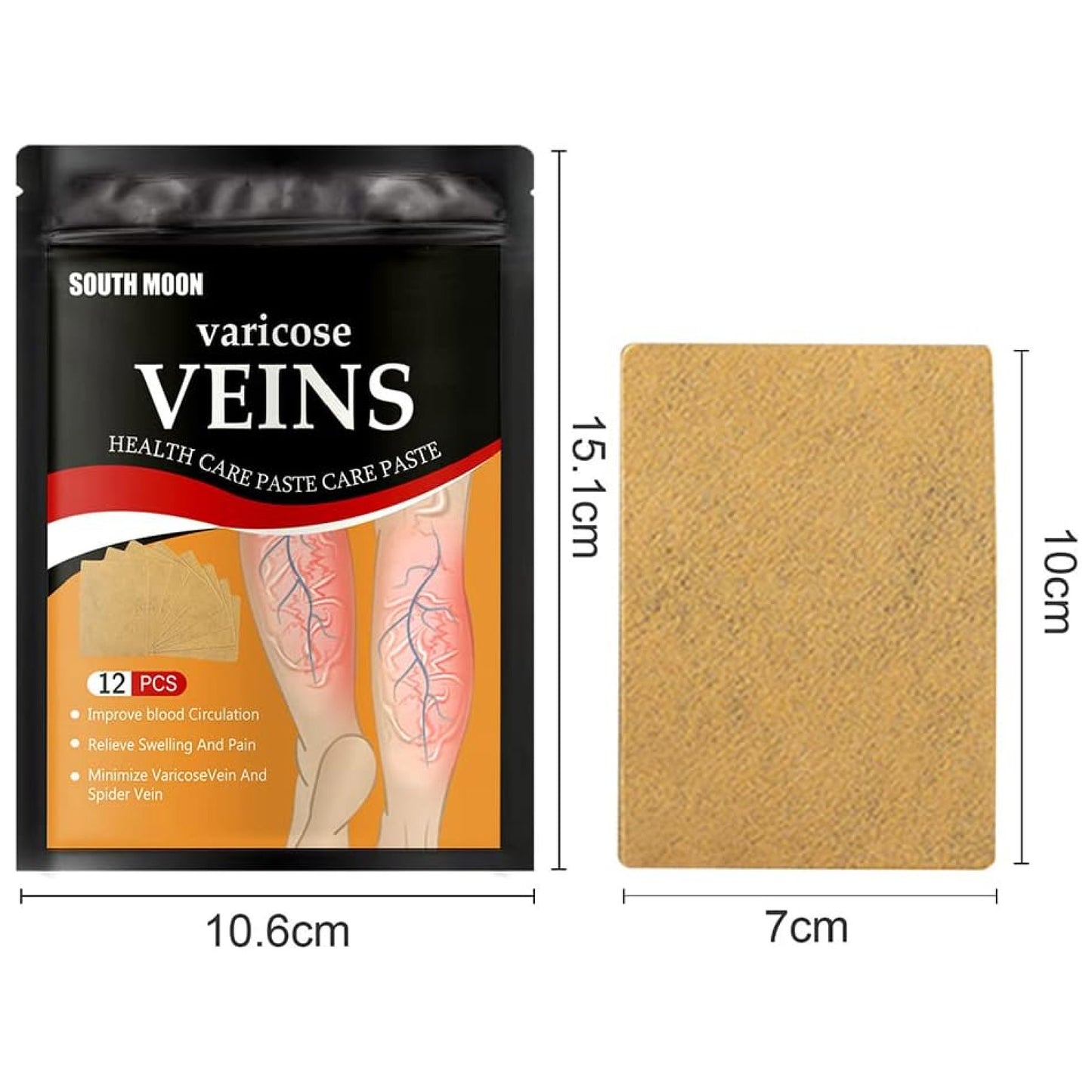Parche Piernas varices (Paquete por 12)
