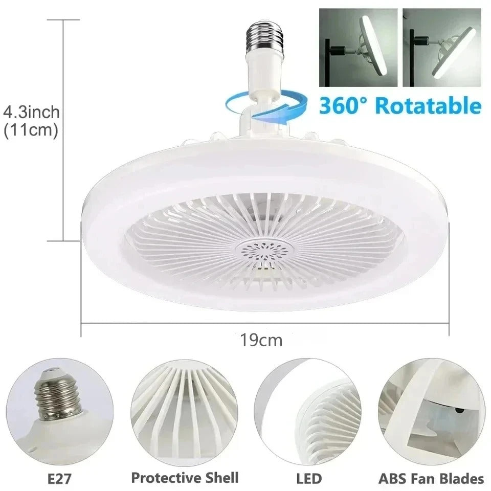 LumiFan 30W - Iluminación y Ventilación Silenciosa