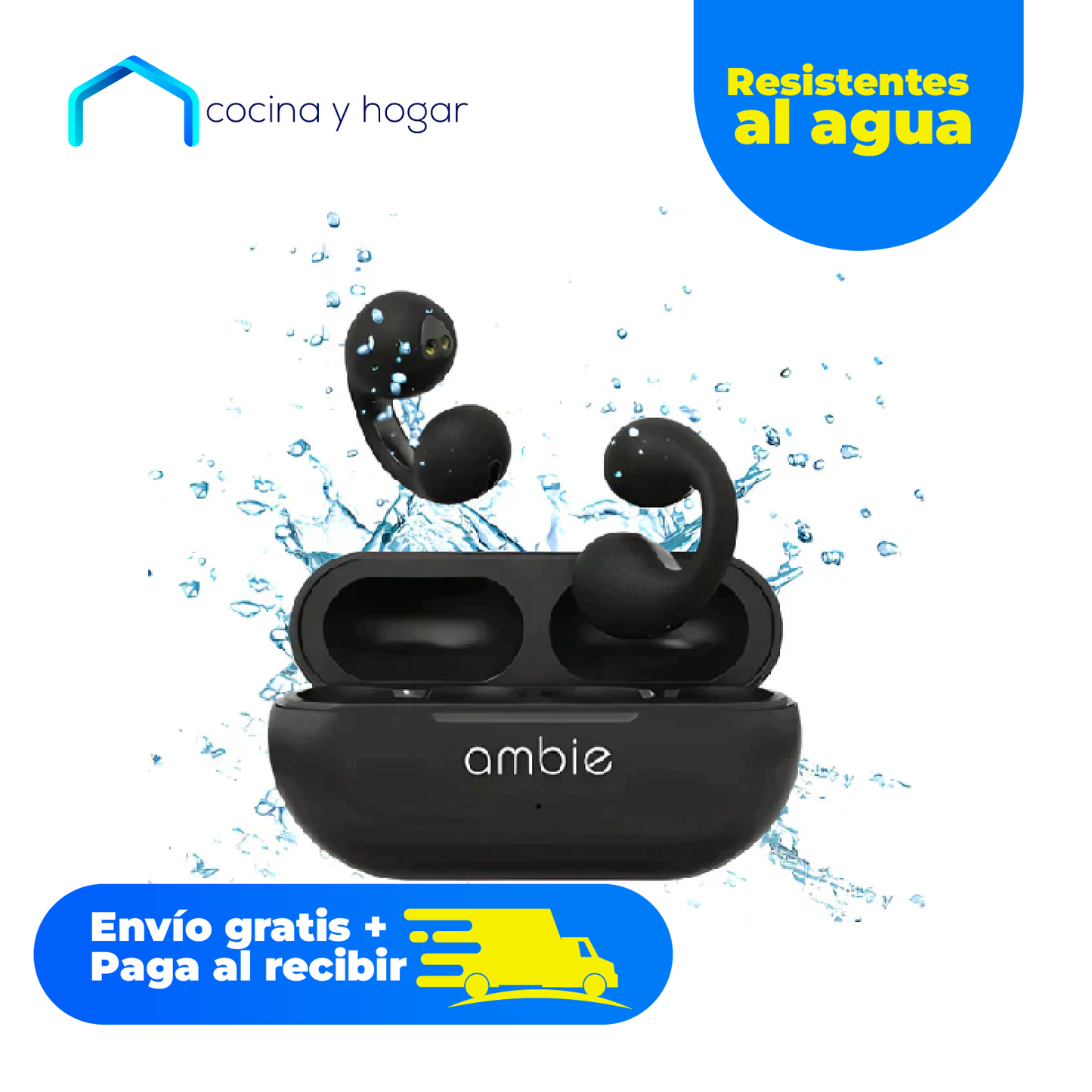 AUDIFONOS AMBIEPRO- Resistentes al agua
