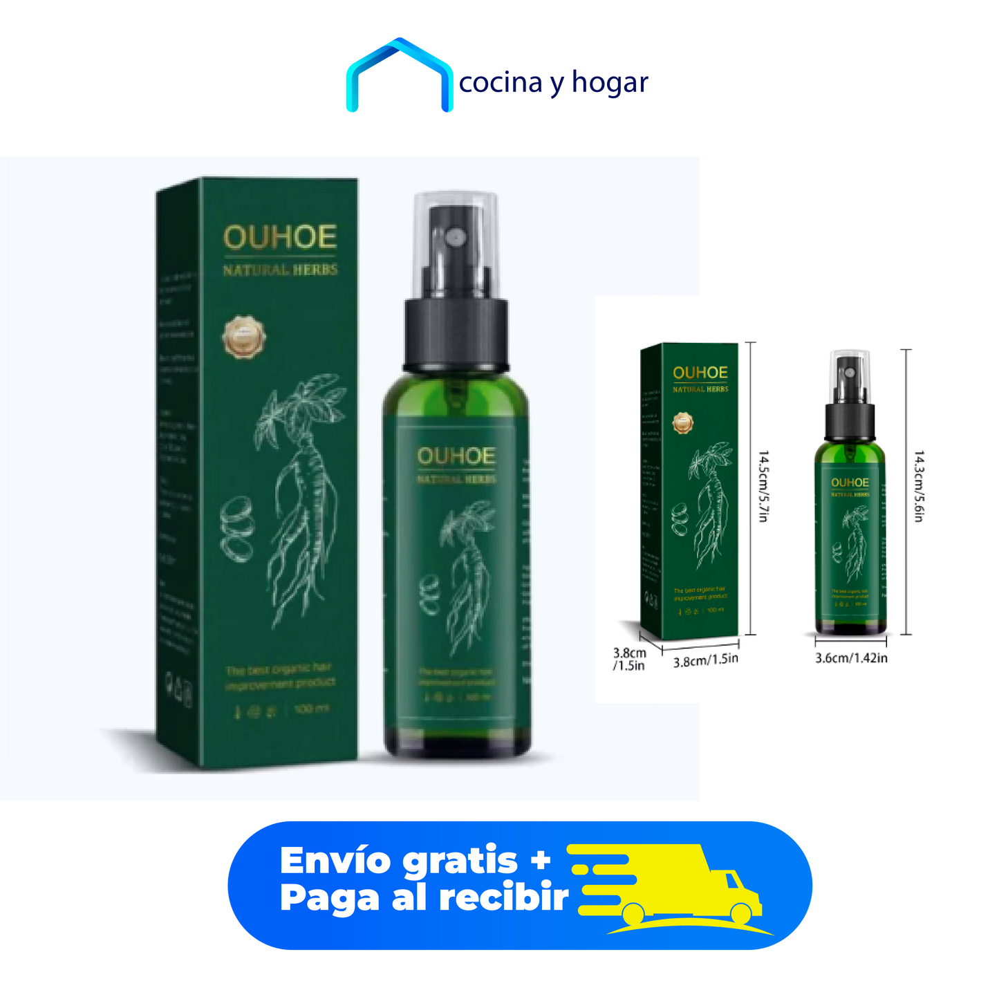 Elixir OUHOE para crecer el cabello