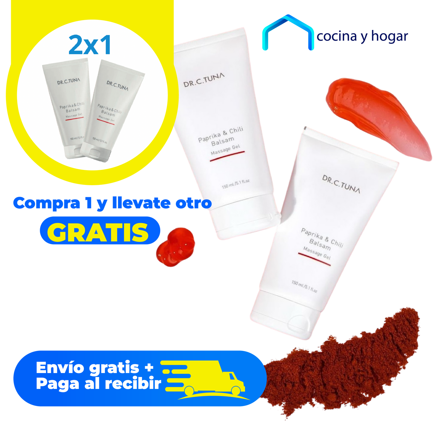 GEL REDUCTOR DE PAPRIKA 2x1