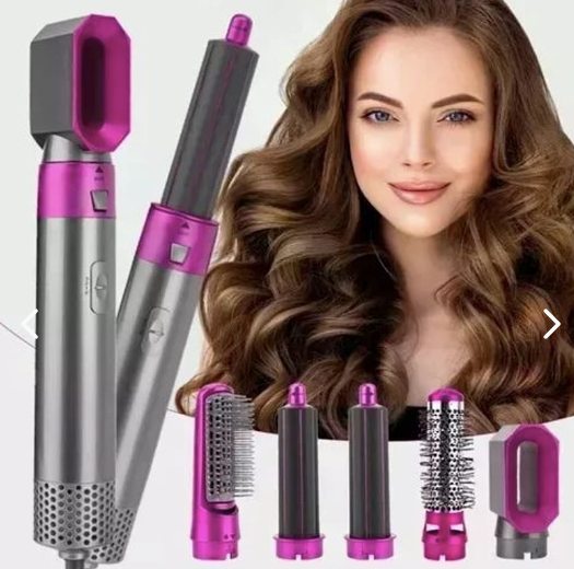 VoluMax Pro Cepillo 5 en 1 - SECADOR/RIZADOR/CEPILLO