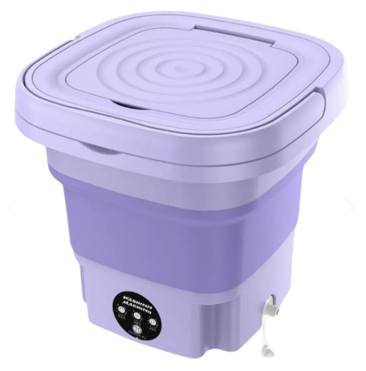 Mini Lavadora Plegable 2 en 1