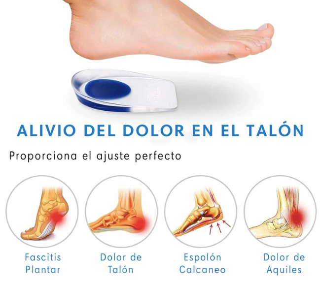 Plantilla Talonera Ortopédica en Gel