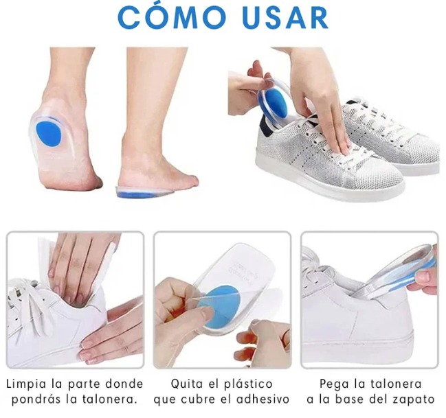 Plantilla Talonera Ortopédica en Gel