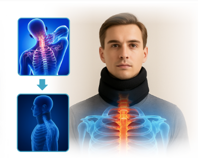 Soporte cervical ergonómico