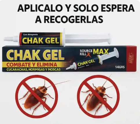 Chak Gel – Adiós cucarachas para siempre