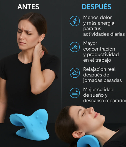 Cervilax– Almohada terapéutica para el cuello y columna