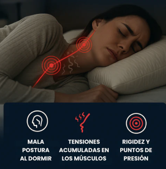 Almohada 3D para un sueño sin dolor cervical