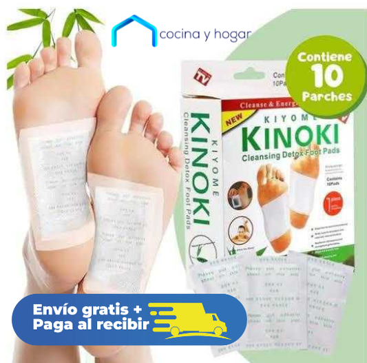 Kinoki Détox ¡Sana mientras duermes! Recibe 1 caja (10 Parches)
