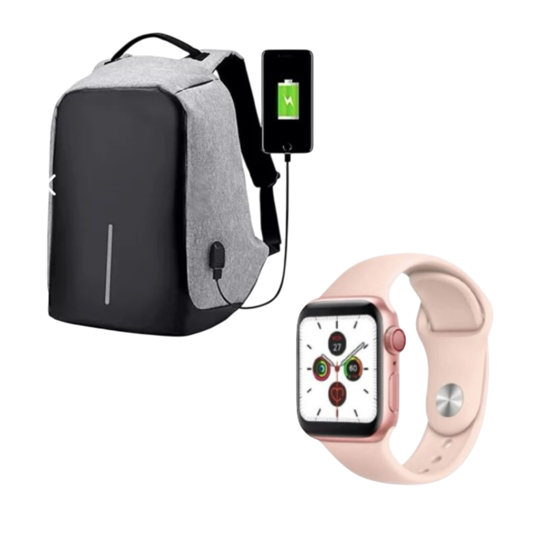 Combo Smart Seguro (Maletin antirrobo+ Smartwatch)