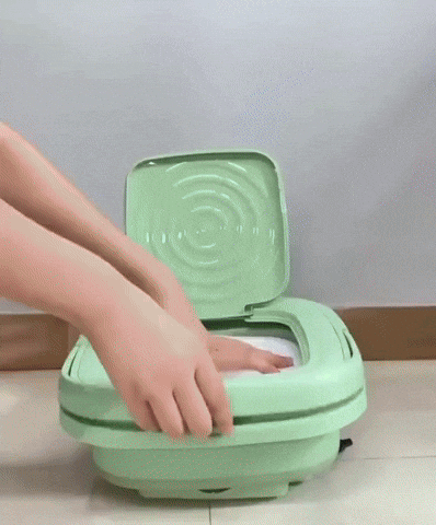 Mini Lavadora Plegable 2 en 1