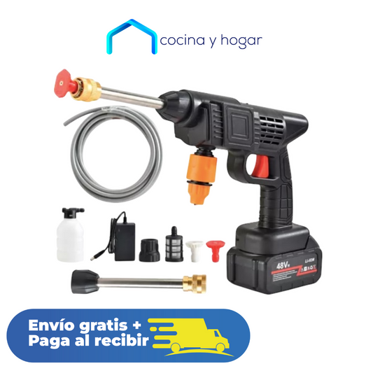 Hidrolavadora 48 v 2 Baterias 1 M 3Metro