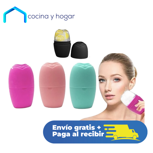 IceGlow:  Masajeador Facial Hielo en Silicona