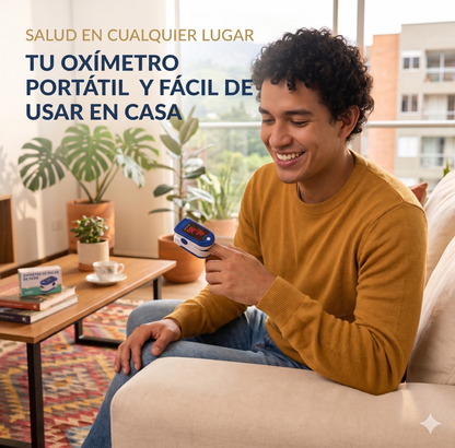 OxiCare Pro – Oxímetro Digital de Dedo