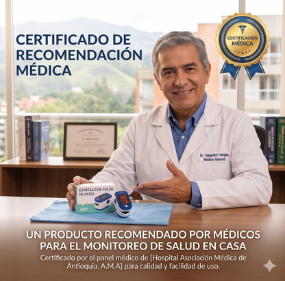 OxiCare Pro – Oxímetro Digital de Dedo