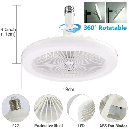 LumiFan 30W - Iluminación y Ventilación Silenciosa