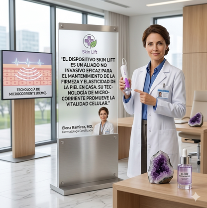 SkinLift™ Dermawand – Tonificador Facial de Microcorriente
