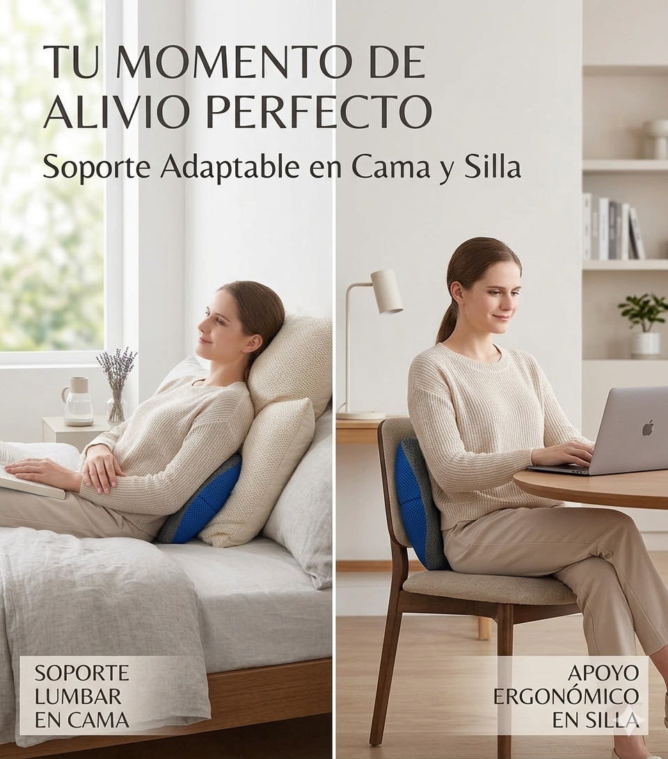 OrthoBurtel™ – Soporte ergonómico para aliviar tu zona lumbar