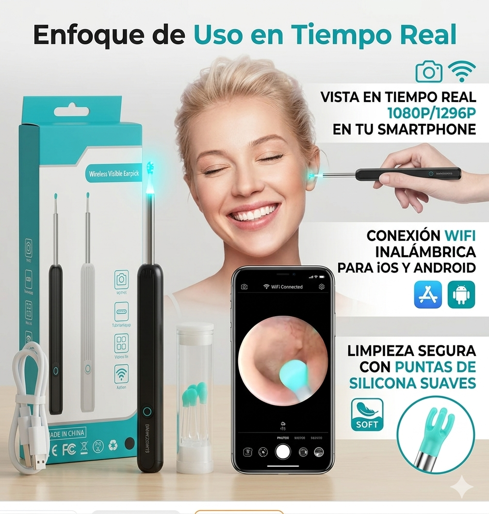 OídoPro – Limpieza Precisa en Tiempo Real