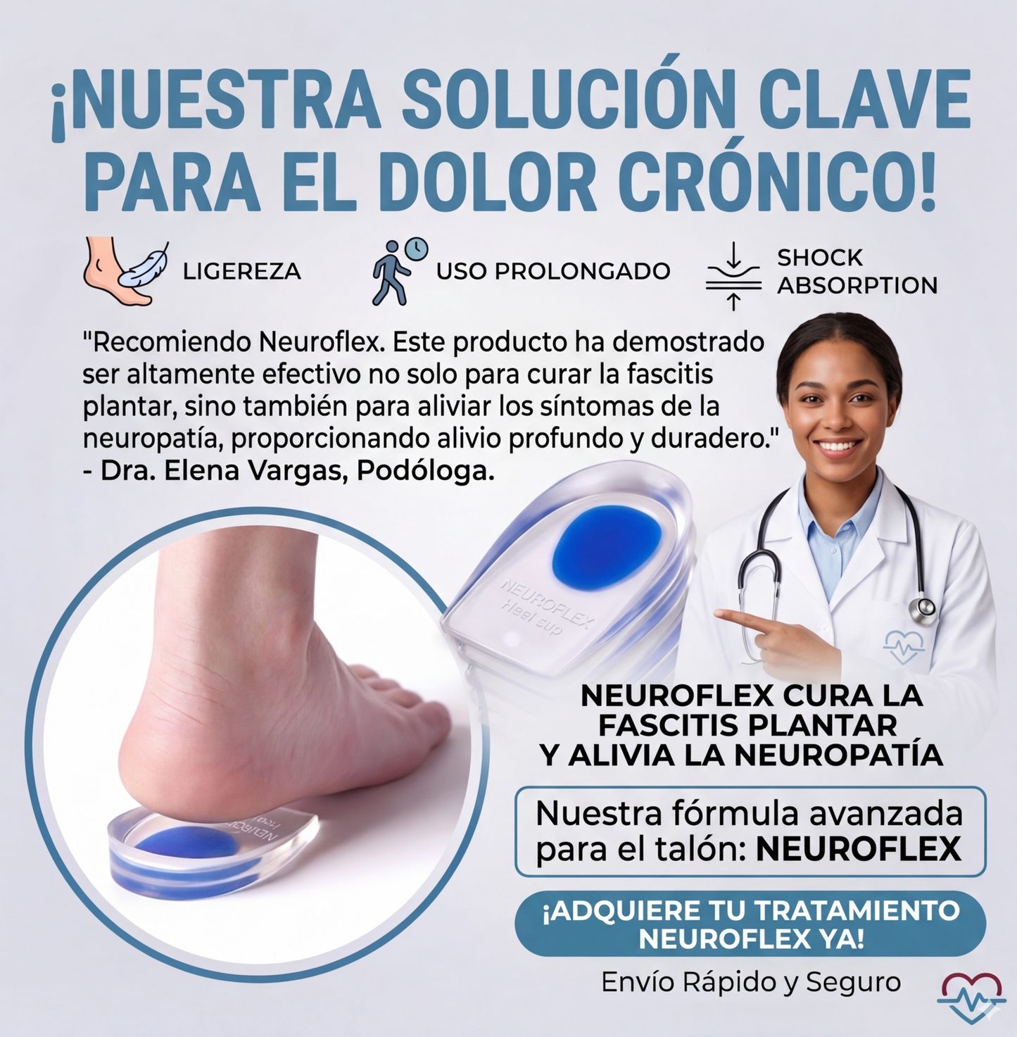 Plantillas-  alivio inmediato de la neuropatía