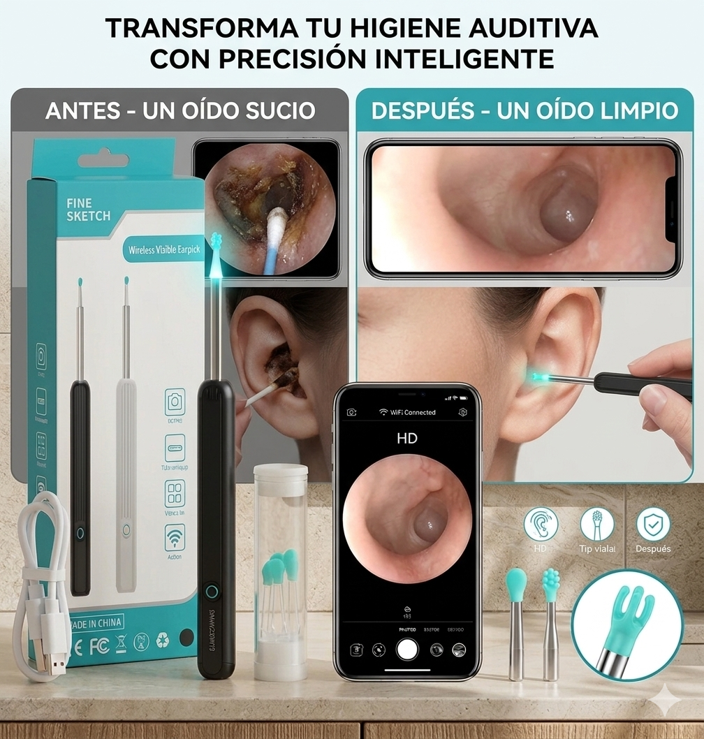 OídoPro – Limpieza Precisa en Tiempo Real