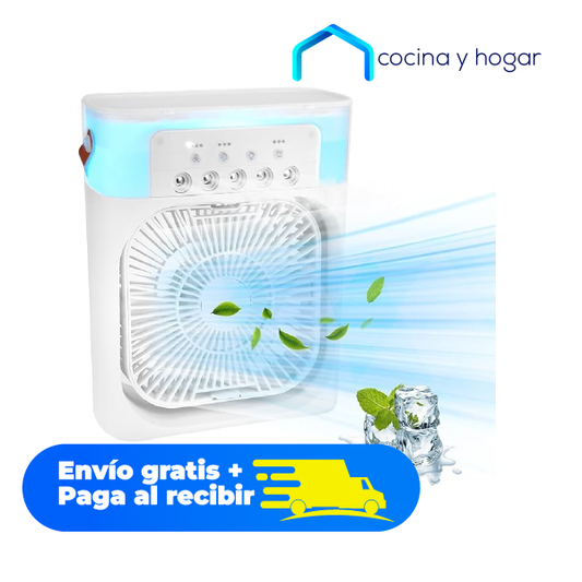 IceBreeze: Ventilador Portátil con Enfriamiento por Agua