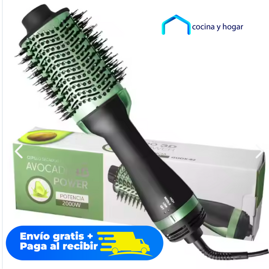 Cepillo Secador Aguacate