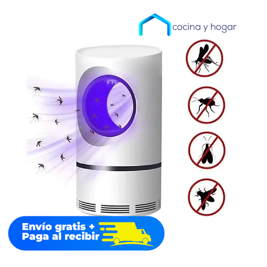Lampara Mata Insectos -Trampa Electrónica Portátil y Silenciosa