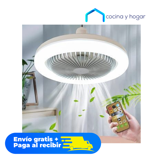 LumiFan 30W - Iluminación y Ventilación Silenciosa