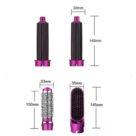 VoluMax Pro Cepillo 5 en 1 - SECADOR/RIZADOR/CEPILLO