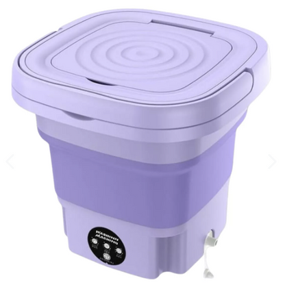 Mini Lavadora Plegable 2 en 1