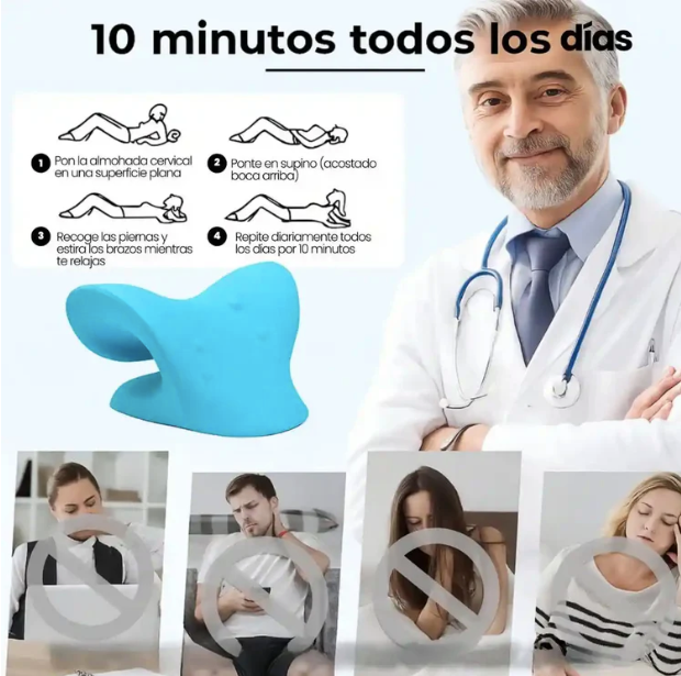 Cervilax– Almohada terapéutica para el cuello y columna