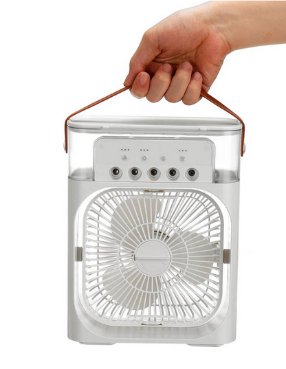 IceBreeze: Ventilador Portátil con Enfriamiento por Agua