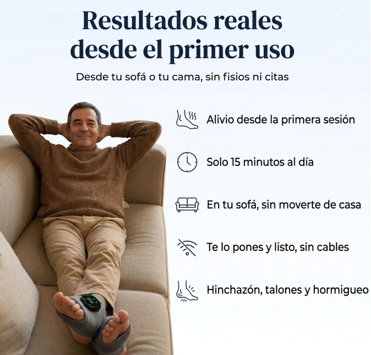 VenaFlex Masajeador 3 en 1 Elimina hinchazon, Neuropatía y fascitis en 15 minutos.