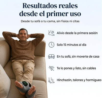 VenaFlex Masajeador 3 en 1 Elimina hinchazon, Neuropatía y fascitis en 15 minutos.
