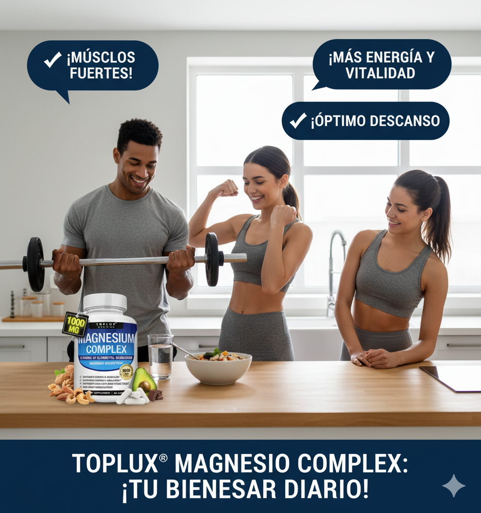 Magnesio Toplux- Tu aliado para el bienestar de tu higado y digestión