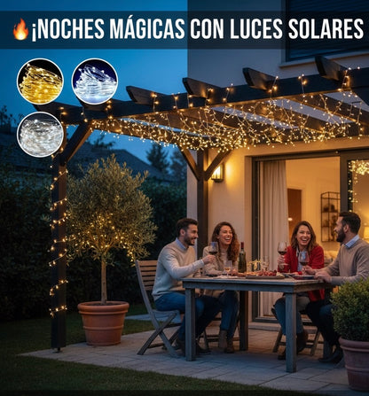 Luz Solar de Navidad LED de 10 Metros