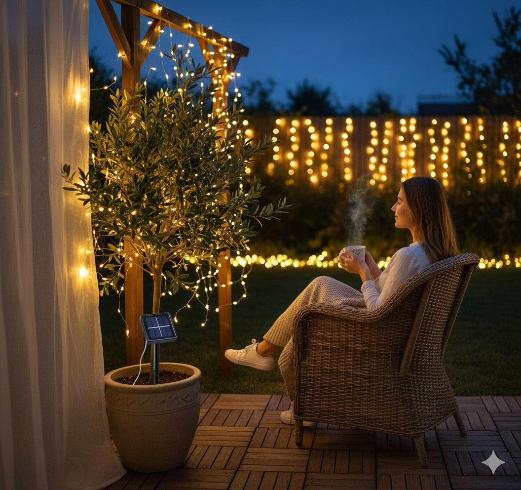 Luz Solar de Navidad LED de 10 Metros