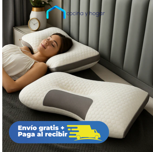 Almohada 3D para un sueño sin dolor cervical