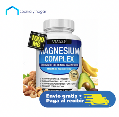 Magnesio Toplux- Tu aliado para el bienestar de tu higado y digestión