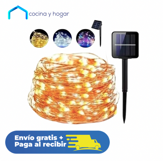Luz Solar de Navidad LED de 10 Metros