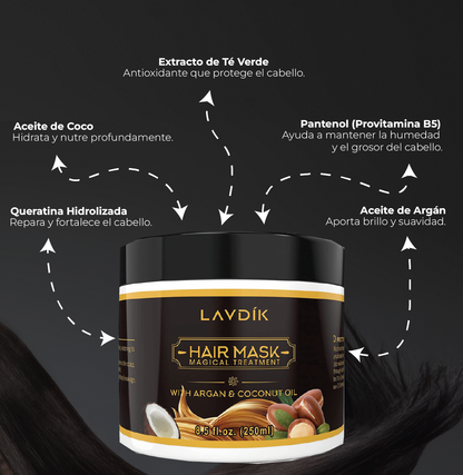 Hair Mask: Repara tu Cabello y Controla el Frizz