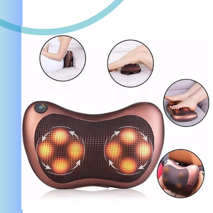 MassaPro: Almohada Masajeadora 4D para Hogar y Carro